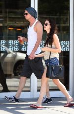 KAYA SCODELARIO in Denim Shorts Out in Australia