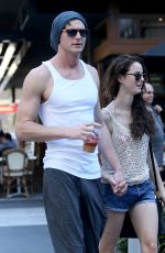 KAYA SCODELARIO in Denim Shorts Out in Australia