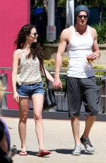 KAYA SCODELARIO in Denim Shorts Out in Australia