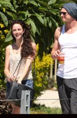 KAYA SCODELARIO in Denim Shorts Out in Australia