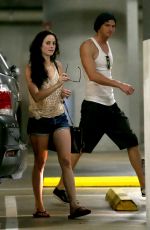 KAYA SCODELARIO in Denim Shorts Out in Australia