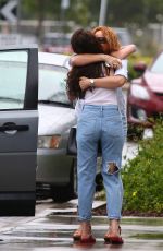KAYA SCODELARIO in Ripped Jeans on The Gold Coast in Queensland