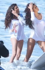KAYLEE J LAVIGNE and SAAB MARTY - 138 Water Photoshoot in Malibu