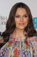 KEIRA KNIGHTLEY at British Academy Awards Nominees Party in London