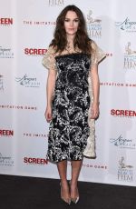 KEIRA KNIGHTLEY at The Imitation Game Pre-bafta Reception