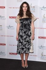 KEIRA KNIGHTLEY at The Imitation Game Pre-bafta Reception