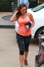 KELLY BROOK Arrives at a Gym in Los Angeles 2602