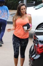 KELLY BROOK Arrives at a Gym in Los Angeles 2602