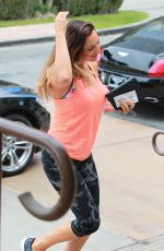 KELLY BROOK Arrives at a Gym in Los Angeles 2602