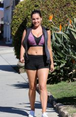 KELLY BROOK in Shorts and Tank Top Out in Los Angeles