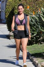 KELLY BROOK in Shorts and Tank Top Out in Los Angeles
