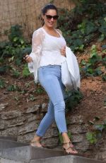 KELLY BROOK in Tight Jeans Out and About in Beverly Hills