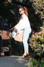 KELLY BROOK in Tight Jeans Out and About in Beverly Hills