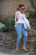 KELLY BROOK in Tight Jeans Out and About in Beverly Hills