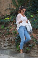 KELLY BROOK in Tight Jeans Out and About in Beverly Hills