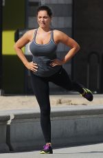 KELLY BROOK in Tights Working Out in Los Angeles 1102
