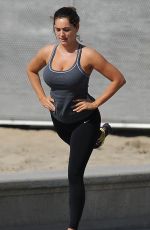 KELLY BROOK in Tights Working Out in Los Angeles 1102