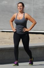 KELLY BROOK in Tights Working Out in Los Angeles 1102