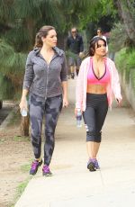 KELLY BROOK Out Hiking at Runyon Canyon in Los Angeles