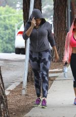 KELLY BROOK Out Hiking at Runyon Canyon in Los Angeles
