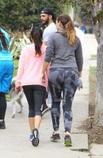 KELLY BROOK Out Hiking at Runyon Canyon in Los Angeles