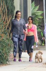 KELLY BROOK Out Hiking at Runyon Canyon in Los Angeles