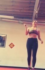KELLY BROOK Training at Shaolin Wushu Centre in Los Angeles