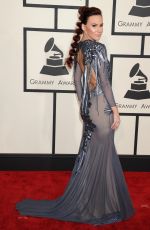 KELTIE KNIGHT at 2015 Grammy Awards in Los Angeles