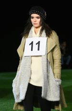 KENDALL JENNER at Marc by Marc Jacobs Fashion Show in New York