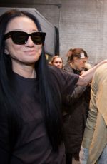KENDALL JENNER in the Backstage of Vera Wang Fashion Show in New York