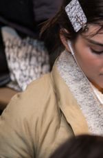 KENDALL JENNER in the Backstage of Vera Wang Fashion Show in New York