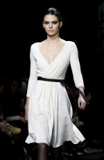 KENDALL JENNER on the Runway of Diane Von Furstenberg Fashion Show