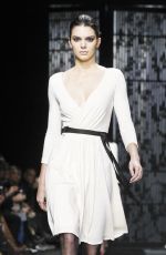 KENDALL JENNER on the Runway of Diane Von Furstenberg Fashion Show