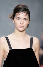 KENDALL JENNER on the Runway of Vera Wang Fashion Show in New York