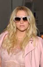 KESHA at Timo Weiland Fall 2015 Fashion Show in New York