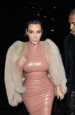 KIM KARDASHIAN and Kanye West Out and About in London 2602