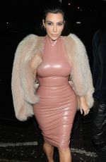 KIM KARDASHIAN and Kanye West Out and About in London 2602