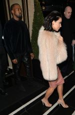 KIM KARDASHIAN and Kanye West Out and About in London 2602