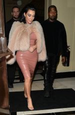 KIM KARDASHIAN and Kanye West Out and About in London 2602