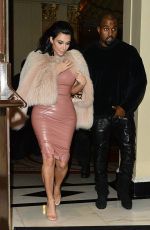 KIM KARDASHIAN and Kanye West Out and About in London 2602