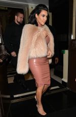 KIM KARDASHIAN and Kanye West Out and About in London 2602