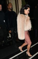KIM KARDASHIAN and Kanye West Out and About in London 2602