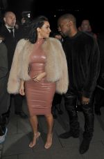 KIM KARDASHIAN and Kanye West Out and About in London 2602