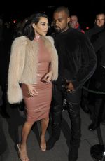 KIM KARDASHIAN and Kanye West Out and About in London 2602