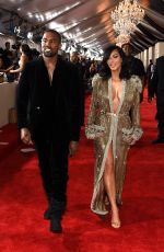 KIM KARDASHIAN at 2015 Grammy Awards in Los Angeles