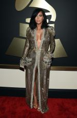 KIM KARDASHIAN at 2015 Grammy Awards in Los Angeles