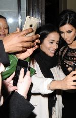 KIM KARDASHIAN at Brit Awards 2015 in London