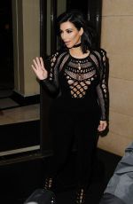 KIM KARDASHIAN at Brit Awards 2015 in London