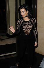 KIM KARDASHIAN at Brit Awards 2015 in London