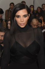 KIM KARDASHIAN at Robert Geller Fall 2015 Fashion Show in New York